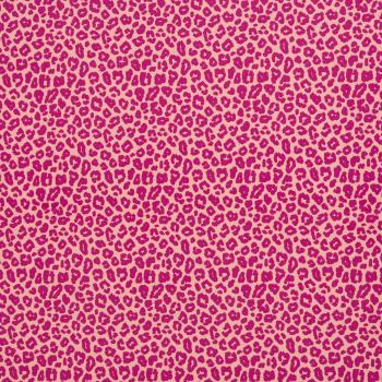 Baumwolle Leoni Animalprint  Rosa/Pink by Swafing
